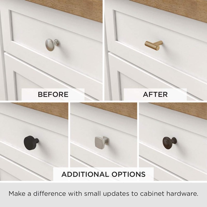Liberty P95702C-W-C 1-1/4 Ceramic Round Kitchen Cabinet Hardware Knob,White