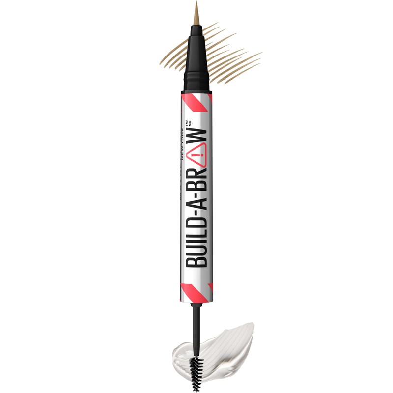 Maybelline Build-A-Brow 2-in-1 Brow Pen and Sealing Eyebrow Gel, Eyebrow