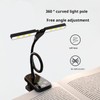 Portable rechargeable LED reading lamp, featuring 3 color temperature memory