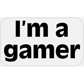 I'm A Gamer - 500 Stickers Pack 2.25 x 1.25 inches - Computer PC Video