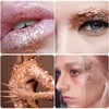YEEECH Rosegold Glitter Stickers Leaf Face Eye Nails Body Art