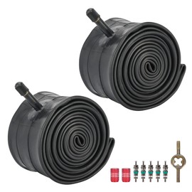 RUTU 27.5 Mountain Bike Tube-27.5 Inche Bike Tires 27.5 x 2.5/3.0 Schrader 32mm Valve Compatible with 27.5 x 2.5 27.5 x 2.6 27.5 x 2.7 27.5 x 2.8 27.5 x 3.0 Mountain Bike,Bike Tire Tubes-2 Pack