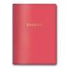 Lady Jayne Hazy Florals Coral Solid Passport Cover (80883)