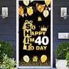 So Happy IM Forty Today Happy 40th Birthday Banner de