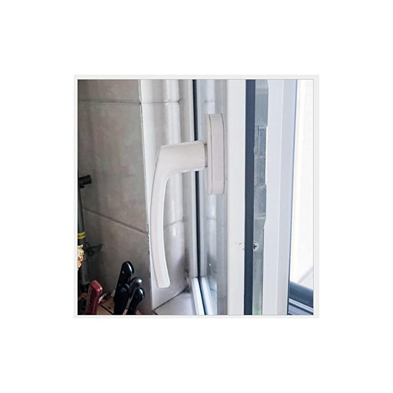 Hsthe Sea 2 x Aluminium Window Handle with Locking Pin