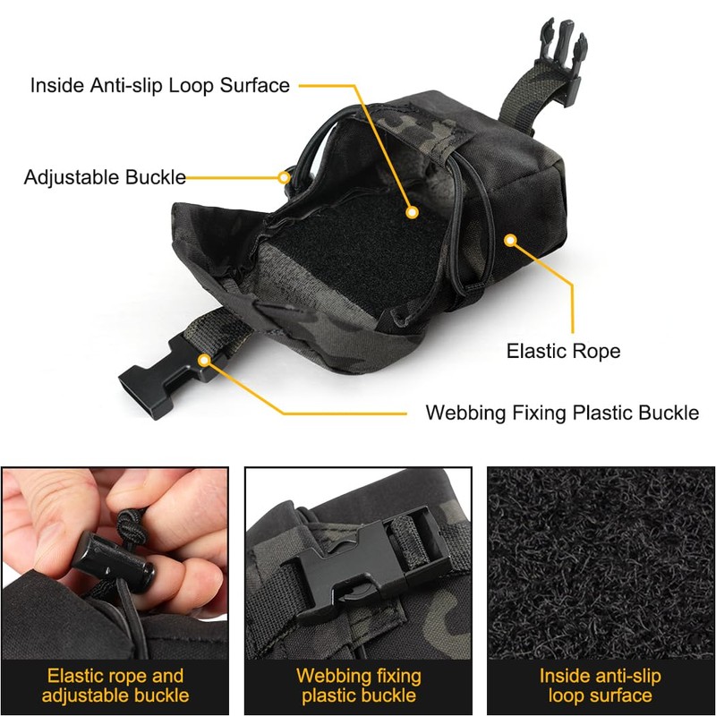 IDOGEAR Tactical Splitter Grenade Pouch MOLLE Tool Bag Ultility EDC