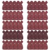 URAQT Mouse Sandpaper, Pack of 50 Sanding Sheets Velcro Mouse