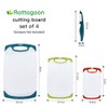 Cutting Boards for Kitchen, Plastic Chopping Board Set of 4
