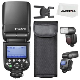 Godox TT685IIF 1/8000s HSS GN Speedlite Flash TTL TCM Efficient Conversion Function Built-in GODOX 2.4G X System Receiver (TT685IIF for Fuji)