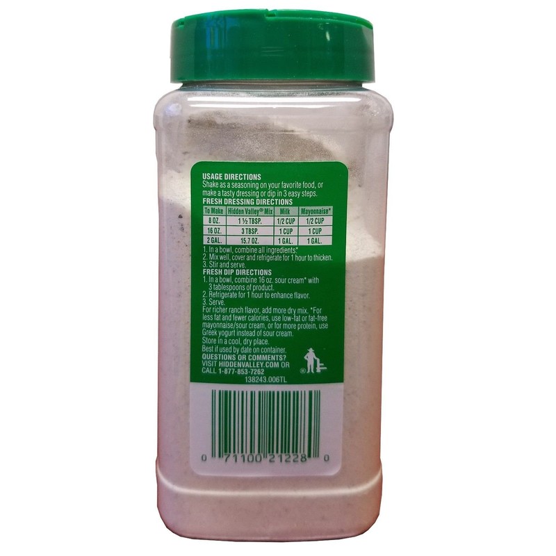 Hidden Valley Ranch Homestyle Seasoning & Salad Dressing Mix Powder