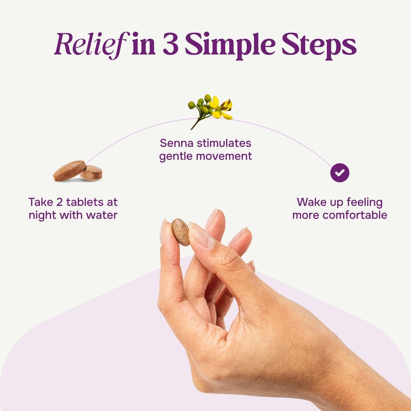 Prunelax Ciruelax Maximum Relief Laxative Tablets with Natural Senna for
