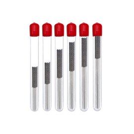 Onyehn 60pcs 6 Sizes 3D Printer Nozzle Cleaning Kit(0.15mm 0.2mm 0.25mm 0.3mm 0.35mm 0.4mm Stainles Steel Nozzle Cleaning Needles) for MK8,V6,MK10 Extruder Nozzles