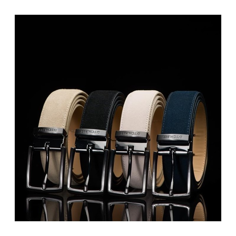 Riemen & Co DTCH.FIT Oliver Suede Belt - Adjustable Buckle