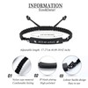 zeqingjw Cremation Bracelet for Ashes Adjustable Cremation Urn Bracelet Bangle