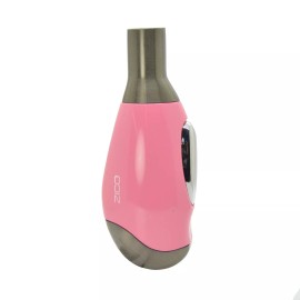 Zico Butane Stainless Steel Torch Flame Refillable Lighter - Pink