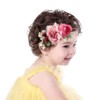 Yheahin Baby Girls Flower Nylon Headbands Newborn Rose Floral Stretchy