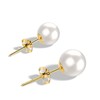Amy & Annette 18K Gold Plated Cultured Pearl Earrings Set