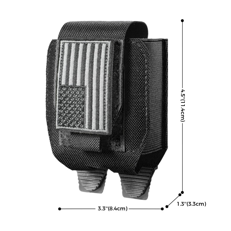 Frtkk Molle Handcuff Pouch, Handcuff Case for Duty Belt/Tactical Vest,