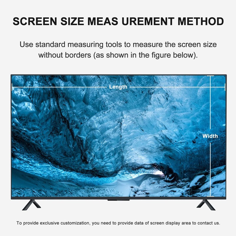 JHZDX Anti Blue Light Screen Protector for 32-37 Inches TV