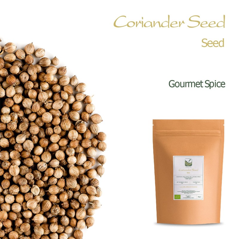 Coriander Seed Organic Gourmet Quality - Cilantro Seeds For Elevating