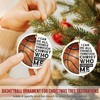 Adorno de cerámica de baloncesto