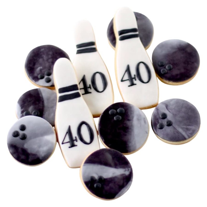 1 Dz. Bowling Cookies (6 Bags, each with 2 Cookies)