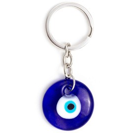 Bestdays Evil Eye Keychain Charm Pendant Handbag Bag Keychain Key Ring (blue eye)
