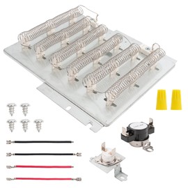 BlueStars 503978 964P3 Dryer Heating Element Kit - Compatible with Speed Queen and Alliance Dryers - Replaces 61927 2304695 AP4489047 PS12210200, Include Thermal Fuse