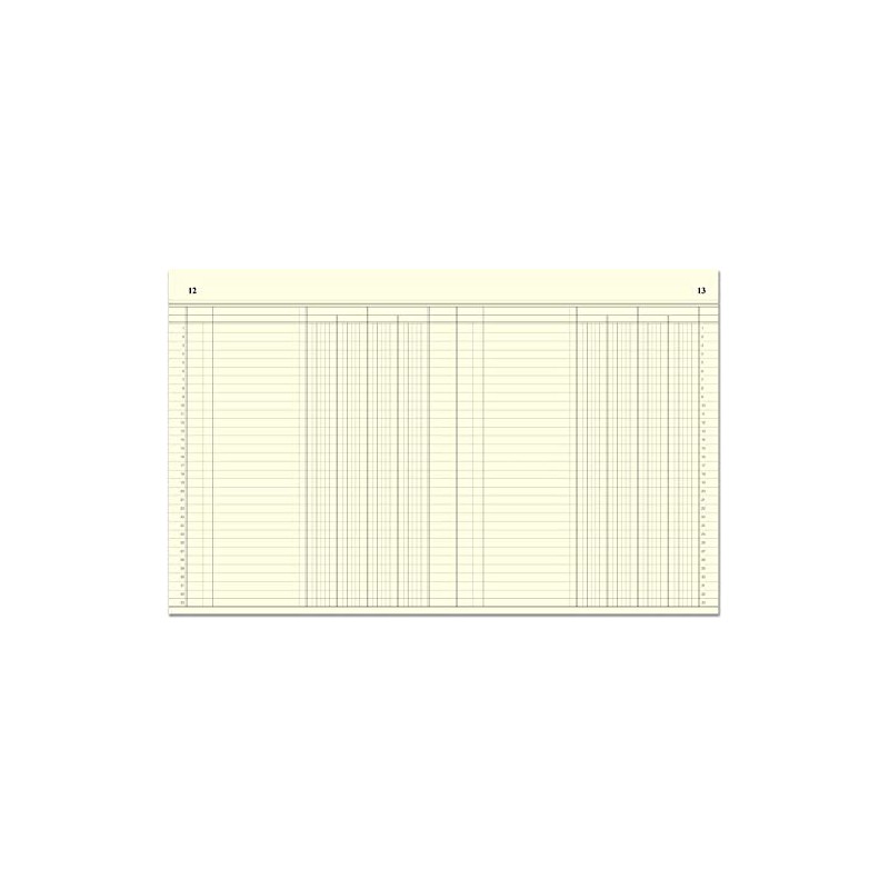BookFactory Ledger Book/Professional Accounting Ledger/4 Column/Four Columns Notebook- 300 Pages,