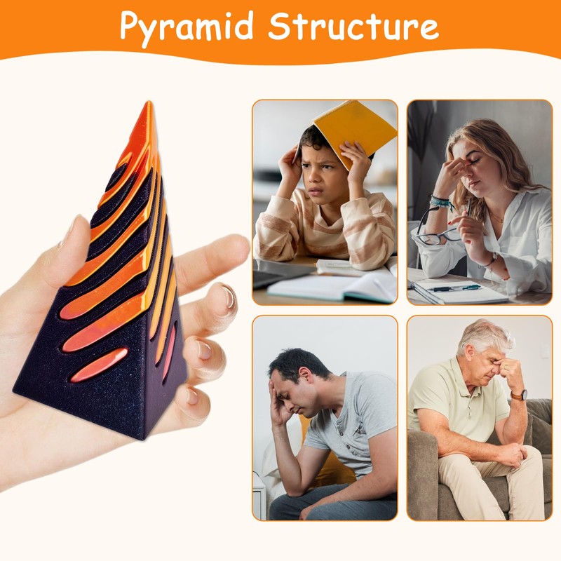 Impossible Cone, Impossible Pyramid Passage Sculpture, Cone Gear Spinner Fidget