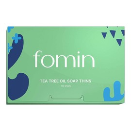 Fomin Antibacterial Paper Soap Sheets for Hand Washing - Tea Tree - Plastic-Free, Travel Size, Moisturizing Camping Mini Soap - Pack Size: 200 Sheets (2 Pack)