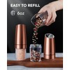 FORLIM Gravity Electric Salt and Pepper Grinder Set, Upgraded 4