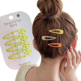 Wenlly 20 pieces macaron color wave hair clip, cute water drop hair clip, hair shattered pins, colorful hair accessories