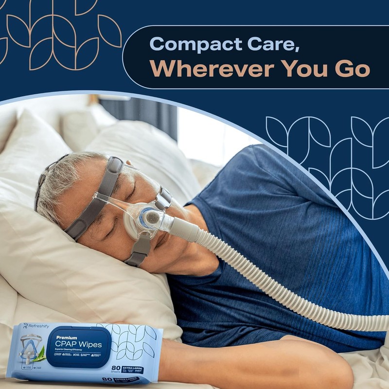 CPAP Mask Wipes (320 Count) + 8 Travel - Premium