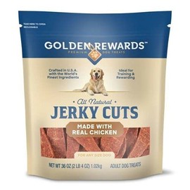 Golden Rewards Pack of 2, Premium All Natural Jerky Cuts, Made with Real Chicken, 36 Ounce
