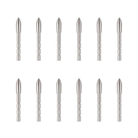 YLS Archery Field Points 85/100/120 Grain Insert Points Archery Bullet Points Target Practice Tips for ID 4.2mm Shaft(Pack of 12)