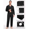 YOPUGEE Comfy Cotton Pajamas for Men Long Sleeve Modal Pj