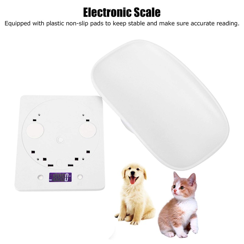 Digital Pet Scale, Multifunctional Electronic Scales Pet Scales 10kg/1g Digital