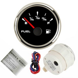 Fuel Level Gauge Waterproof IP67 7-Color LED 0-90 ohms 16-158ohms 240-33ohms 0-190ohms Anti-Vibration Anti-Over-Voltage