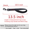 CHMETE Short Dog Leash Heavy Duty Leash with Comfortable Padded