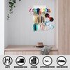 HUHYNN Hanging Headband Organizer with 30 Elastic Loops for Women