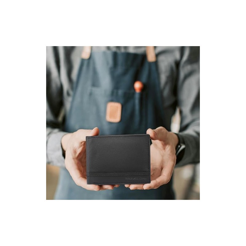 Travelon RFID Blocking Billfold, Black, One Size