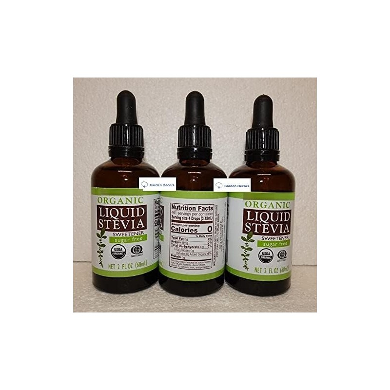 Trader Joe Organic Liquid Stevia Sweetener Sugar Free 2fl oz