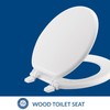 Bemis 400TTA Economy Durable Wood Toilet Seat, Made in USA,