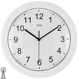 AMS Uhrenfabrik Clock, Silver, 30 x 4 x 253 cm