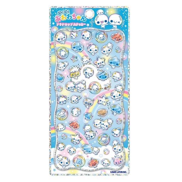 Kamio Japan Sticker Petite Drop Sticker Puku Puku Awa Chan