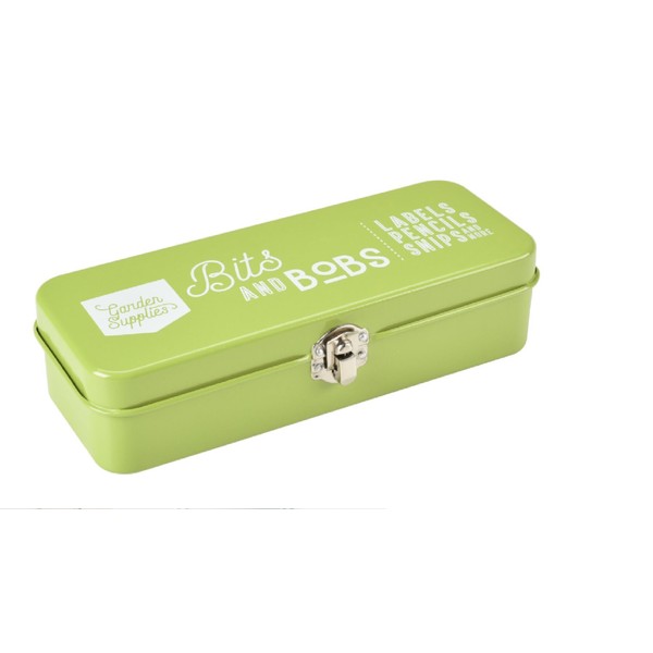 Garden Essentials Bits and Bobs Storage Tin (Atlantic blue/Gooseberry/Stone) (Gooseberry)
