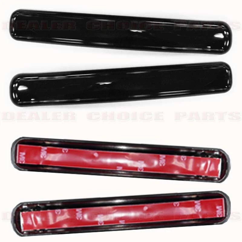 Torox GLOSS BLACK Door Handle LEVER COVERS 2d+Mirrors 1999-2006 Chevy