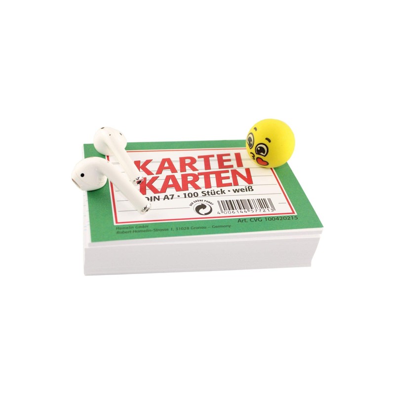 Landre 100420215 Record Cards Ruled A7 Pack of 100 –
