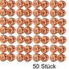 50 pieces M8 x 1.25 CU SW13 copper nut, exhaust
